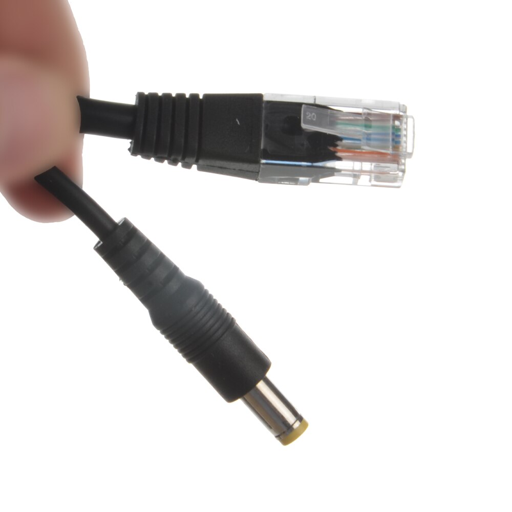 12 volt 12 watt gigabit poe splitter voor 12 volt voeding op afstand  to 100 meter: af -12 v 12w