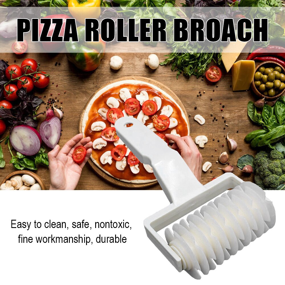 Gebak Rooster Roller Cutter Plastic Pull Netto Pizza Mes Wiel Pasta Rooster Roller Cutter Deeg Biscuit Pie Keuken Bakken
