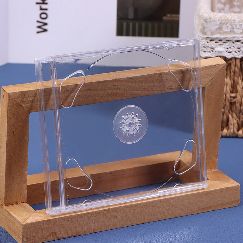 Transparente Kunststoff Doppelscheibe DVD Fall Tragbare CD Lagerung Paket Fall Langlebige DVD Box Verdicken CD DVD Disc Box Lagerung Fall