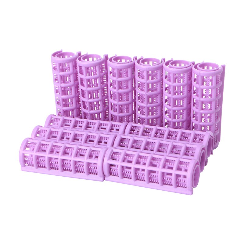 12PCS DIY Hair Salon Curlers Rollers Tool Soft Small Hairdressing Tools