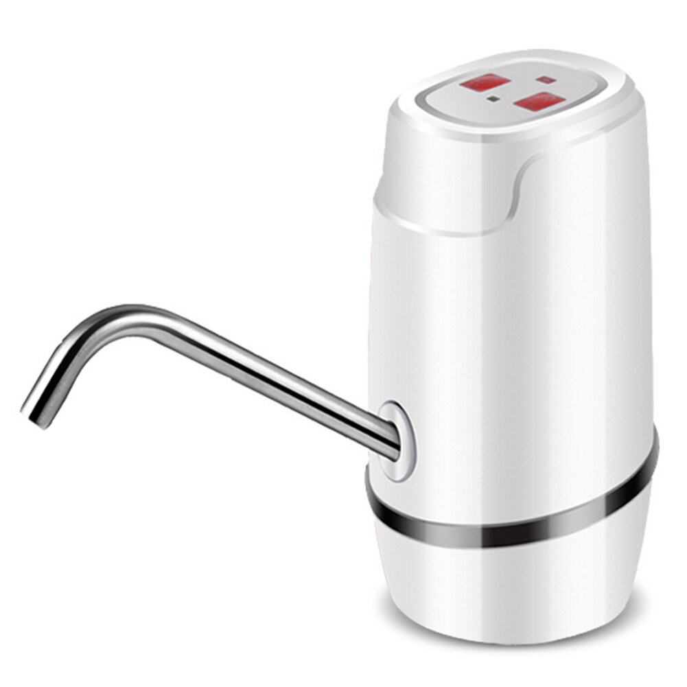 Automatische Water Fles Pomp Dispenser Elektrische Pompen Apparaat Usb Charge Draagbare Water Dispenser Drink Dispenser: WHITE