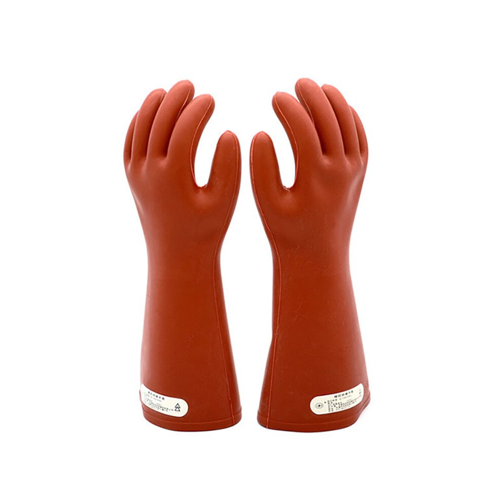 Svejsehandske 12kv højspændings elektriske isoleringshandsker gummi elektriker sikkerheds svejse handsker til arbejde 40cm: Default Title