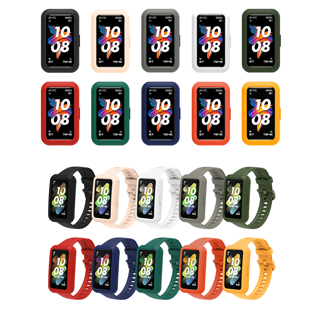 Bracelet en Silicone pour Huawei Band 7, 45mm, série 7, 45mm, accessoires de protection pour montre