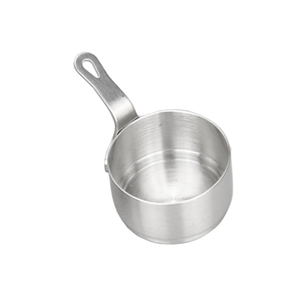 50ml 100ml Milk Pan Stainless Steel Non-Stick Pot Saucepan Coffee Warmer