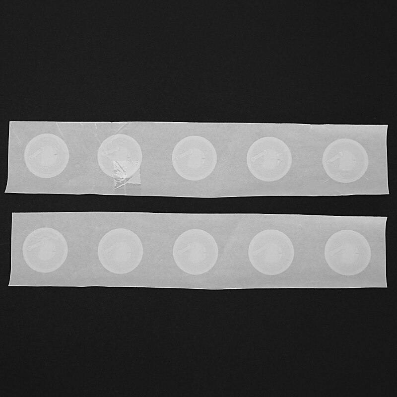 Étiquettes autocollantes NFC NTAG213 pour carte de contrôle d'accès, étiquette RFID de patrouille, 10 pièces