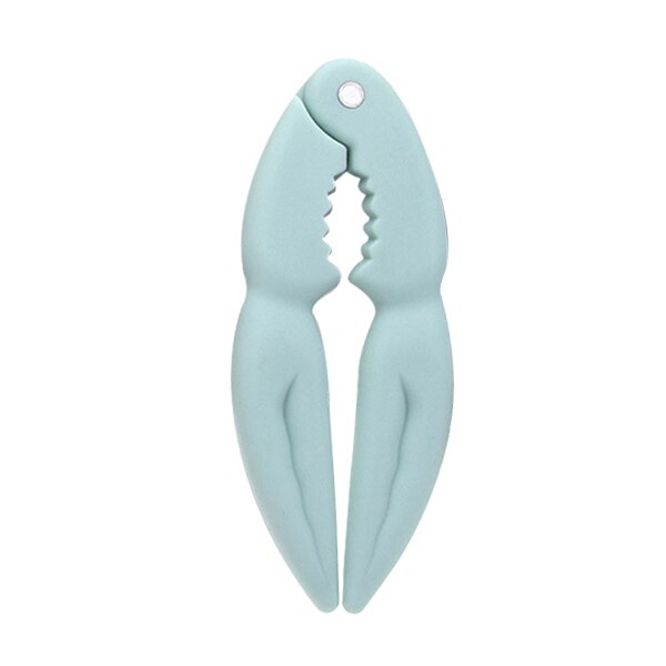 Pinzas para garra de cangrejo, utensilio de plástico para mariscos, utensilio para comer cangrejo, nueces, Cascanueces, 1 unidad: blue