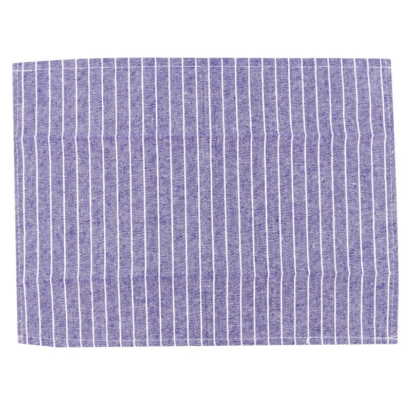 1 servilleta de algodón y lino mantel para aislamiento del calor mantel servilletas de rayas de tela Mesa manteles de fondo 40x31cm
