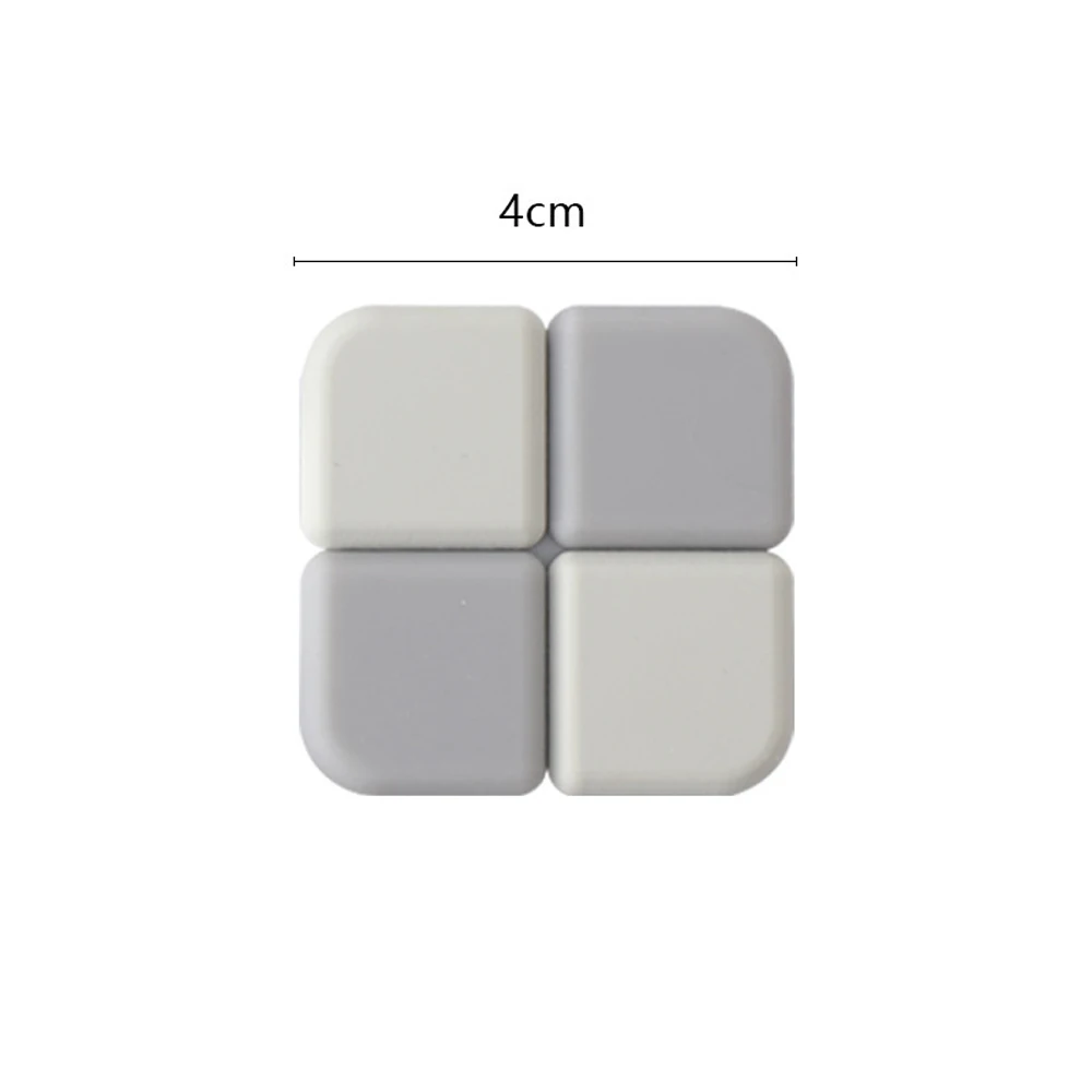 muurbeschermer Pad Deurstopper Siliconen handvat Bumpers Zelfklevende Mute Anti-Shock Protection Porte Pad Home Improvement: Rood