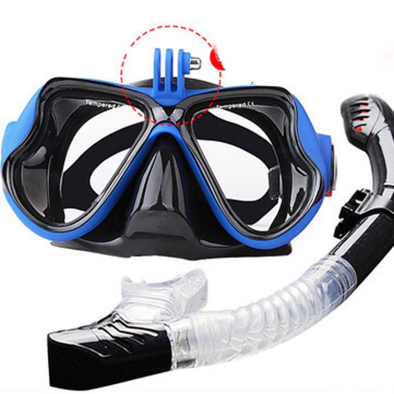 Professionele Onderwater Masker Camera Duikbril Zwembril Snorkel Duikuitrusting Camera Houder Voor Go Pro