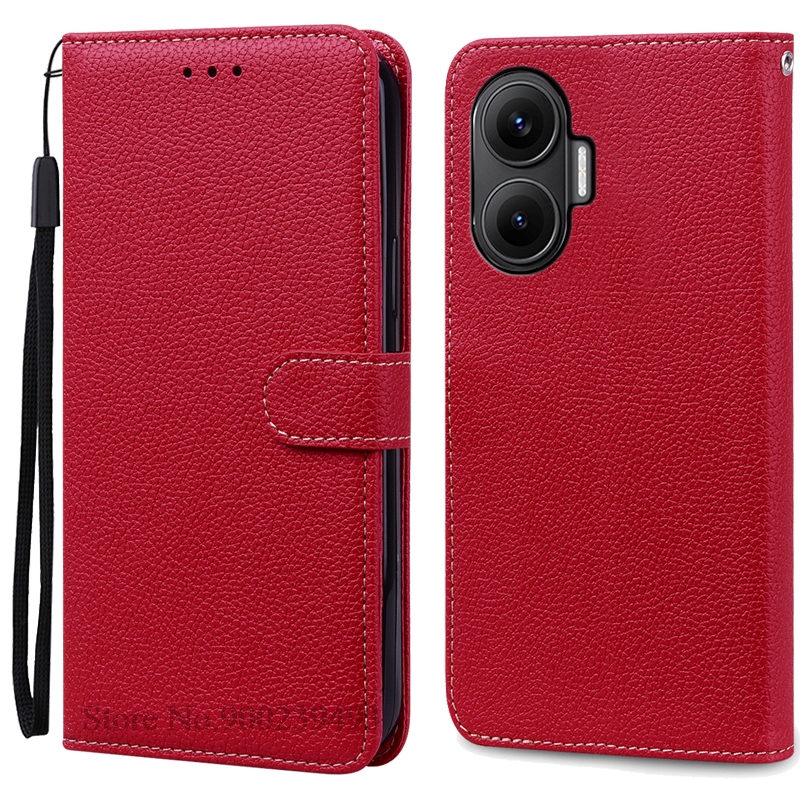 For Poco F7 Case Wallet Leather Flip Cover For Poco F7 Case Shockproof Book Cover Wallet Coque Fundas Shell: Blue