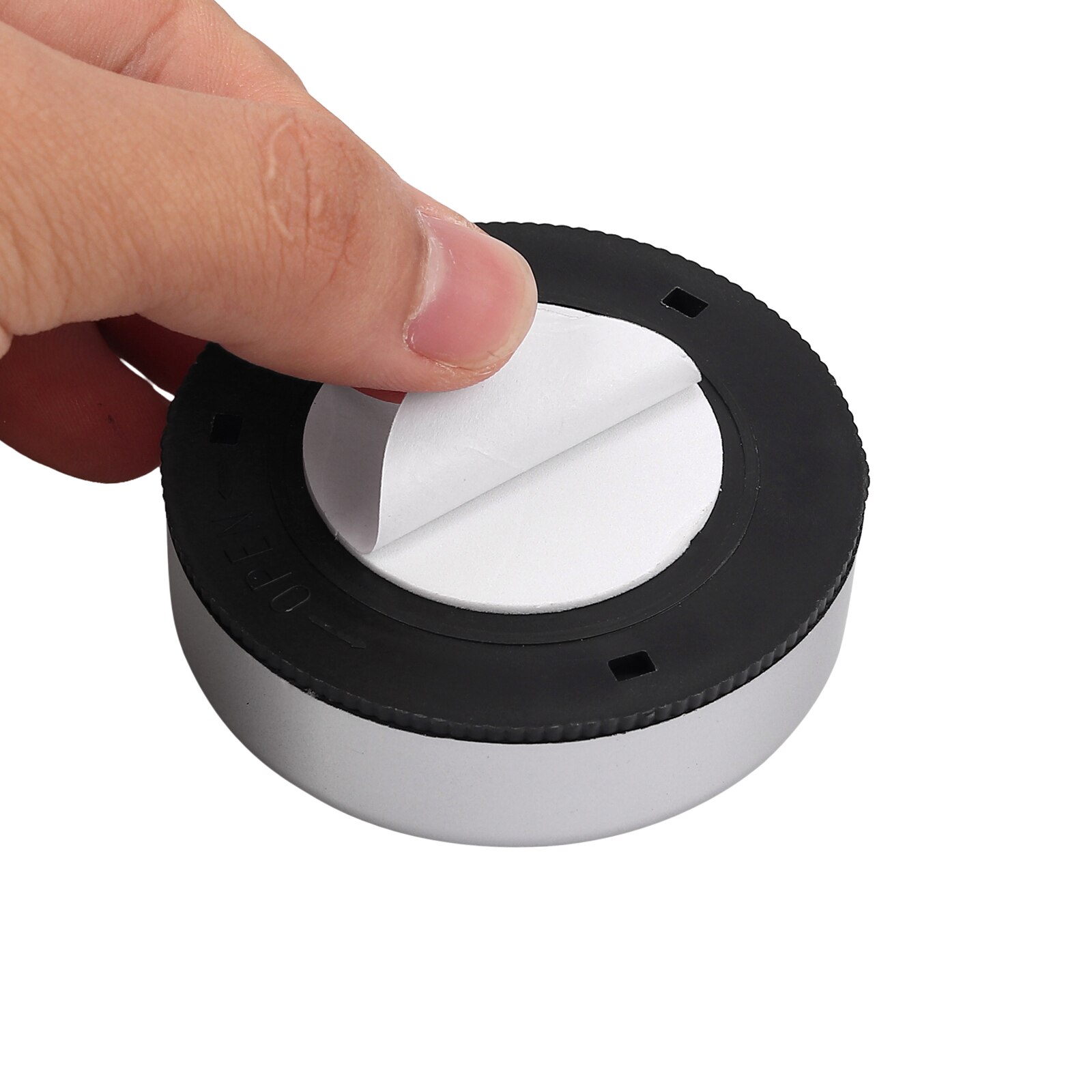 Neoteck 4 LED Touch Push Button Light Self-Stick Long Battery Life Down Spot Lights For Kitchen Bedroom Cold White Lamp Bulbs