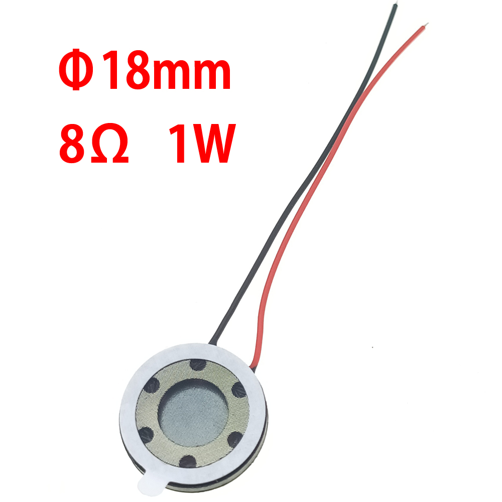 Mini haut-parleur ultra-fin, 8 ohms, 8R, 1w, diamètre 15mm, 18mm, 20mm, 23mm, 25mm, 26mm, haut-parleur pour jouets MP3, téléphones de bricolage