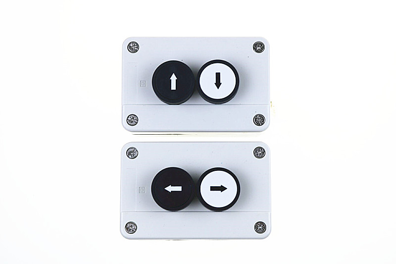 With arrow symbol, start stop self sealing waterproof button switch emergency stop industrial handhold control box.