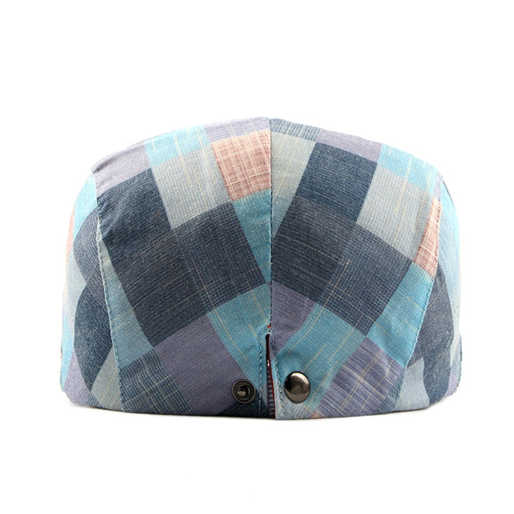 Winter Hoed Mannen Casual Mode Katoen Baretten Outdoor Geruite Tong Cap Dad Hoed Trucker Cap Mannen Vissen