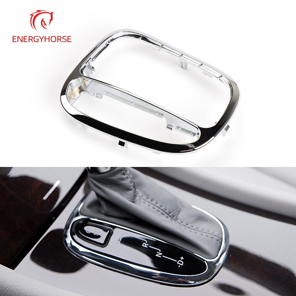 W203 Car Center Shifter Trim Cover Shift Gear Cover Panel Frame For Mercedes C200 C230 C300 Shift Lever Decorative Ring