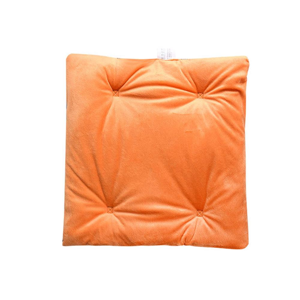 Vinteroppvarmet setepute usb universell setevarmer ensfarget oppvarmet setetrekk: Oransje