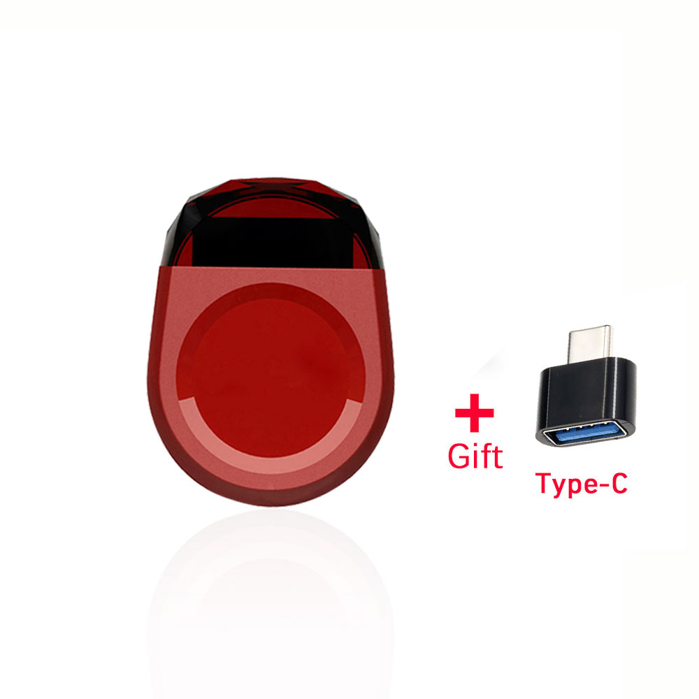 Mini unidad de bolígrafo portátil USB para coche, unidad Flash USB de 64GB y 128GB, memoria USB 2,0 de 4GB, 8GB, 16GB, 32GB, dispositivos de almacenamiento: Rojo / 512 GB