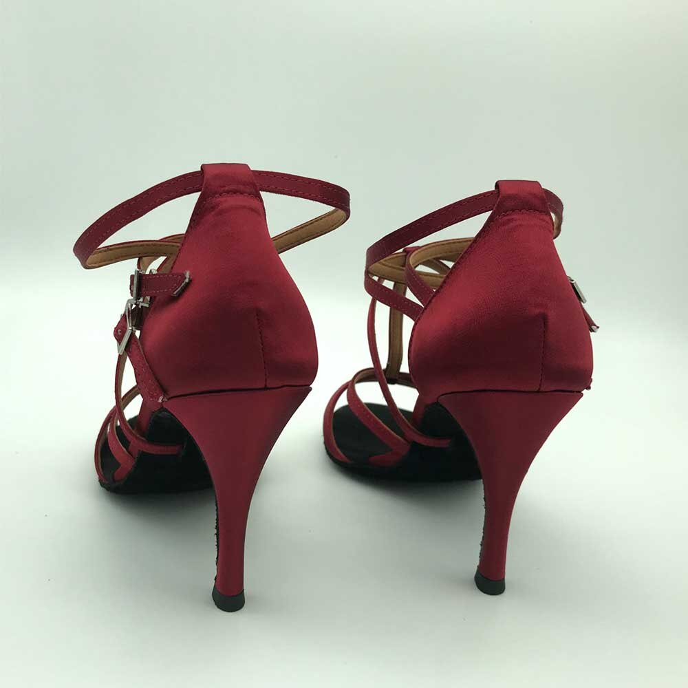 High Heel Latin Dance Shoes For women Salsa shoes pratice shoes comfortable shoes MS6232BG Low heel available