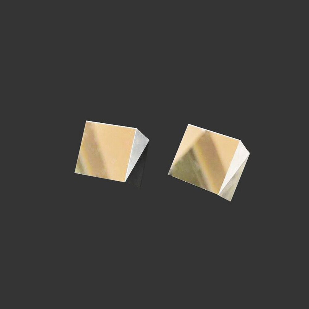 Real Instrument for Optical Lens of Glass Right Angle Prism with Reflective Coating on Two Surfaces