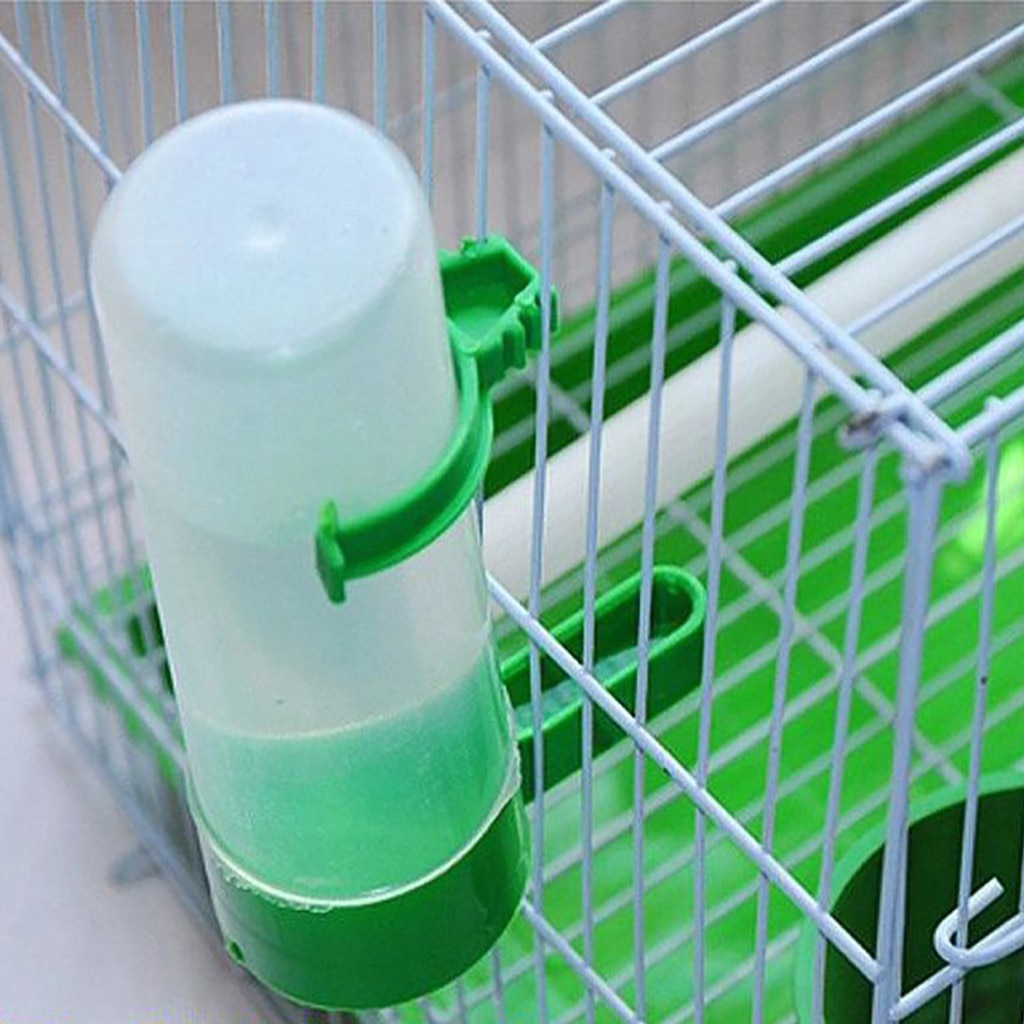 Automatic Plastic Bird Feeder Bird Water Bottle Drinker Container Food Dispenser Hanging For Pigeon Bird Accessories
