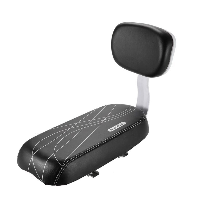 Bicycle Rear Seat Cushion Armrest Footrest Set, Bike Back Seat Child Safety Cushion Armrest Handrail Rear Feet Pedals