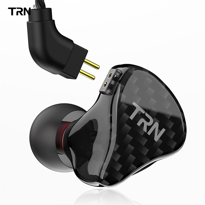 TRN H2 in-ohr Schwere Bass HiFi Subwoofer verdrahtet Kontrolle Kopfhörer Dynamische Stock Abnehmbare 2Stift Headset