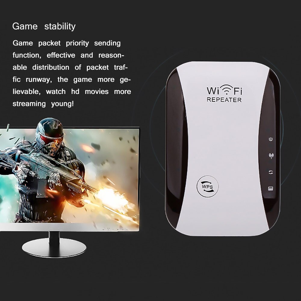 Draadloze Wifi Repeater Wifi Extender 300Mbps Wifi Versterker Wi Fi Booster Lange Bereik Repiter Wi-fi Repeater Hoge Snelheid
