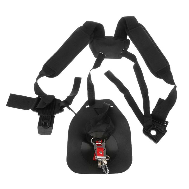BESTOYARD Strimmer Double bandoulière harnais sangle rembourrée ceinture pour débroussailleuse tondeuse Gardden sécateur (noir)