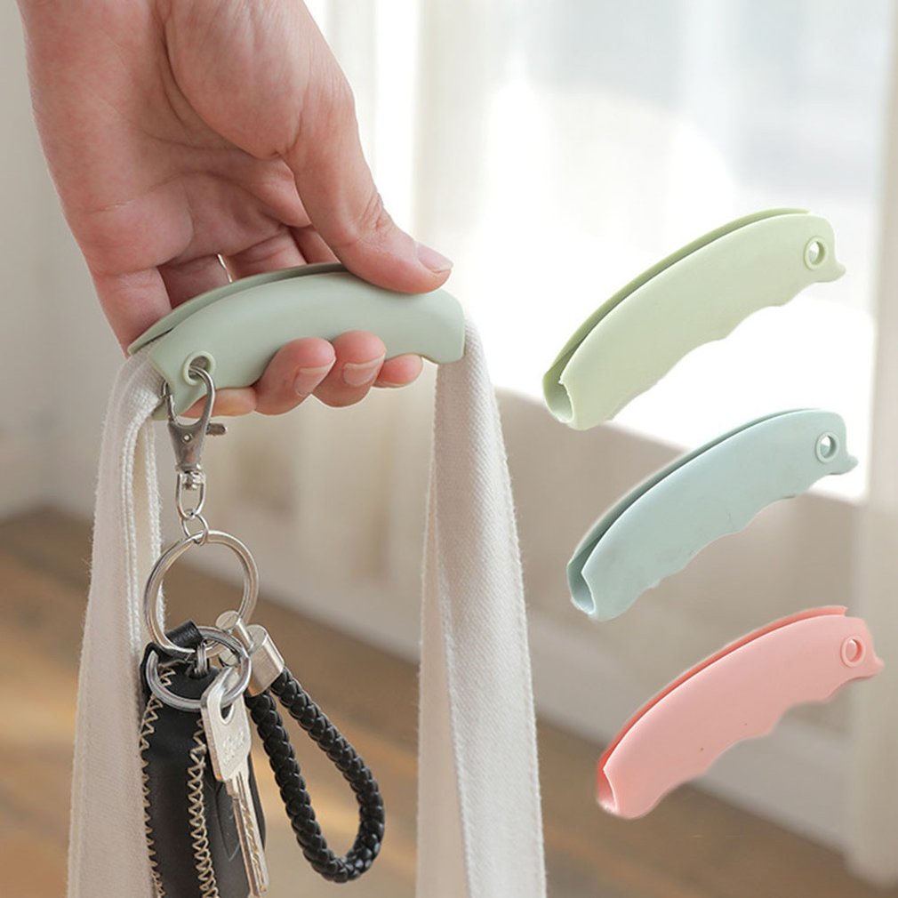 Silicone Bag Grips One Trip Grip Shopping Grocery Bag Kitchen Tool Baskets Holder Handle Carrier Labor Saving Tool