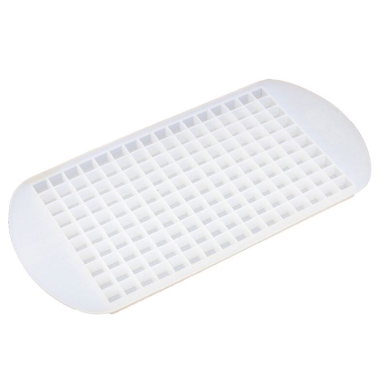 DIY Portable Ice Tray Fruit Ice storage Cubes Maker Small Ice Cube Mold Square Shape Kitchen Accessories: WHITE