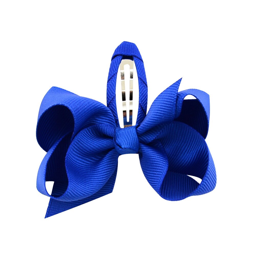 Sweet Top Hair Clip Grosgrain Ribbon Hair Bow Barrettes For Girls Princess Flower Headband Headwear Kids Hair Accessories: Color 6