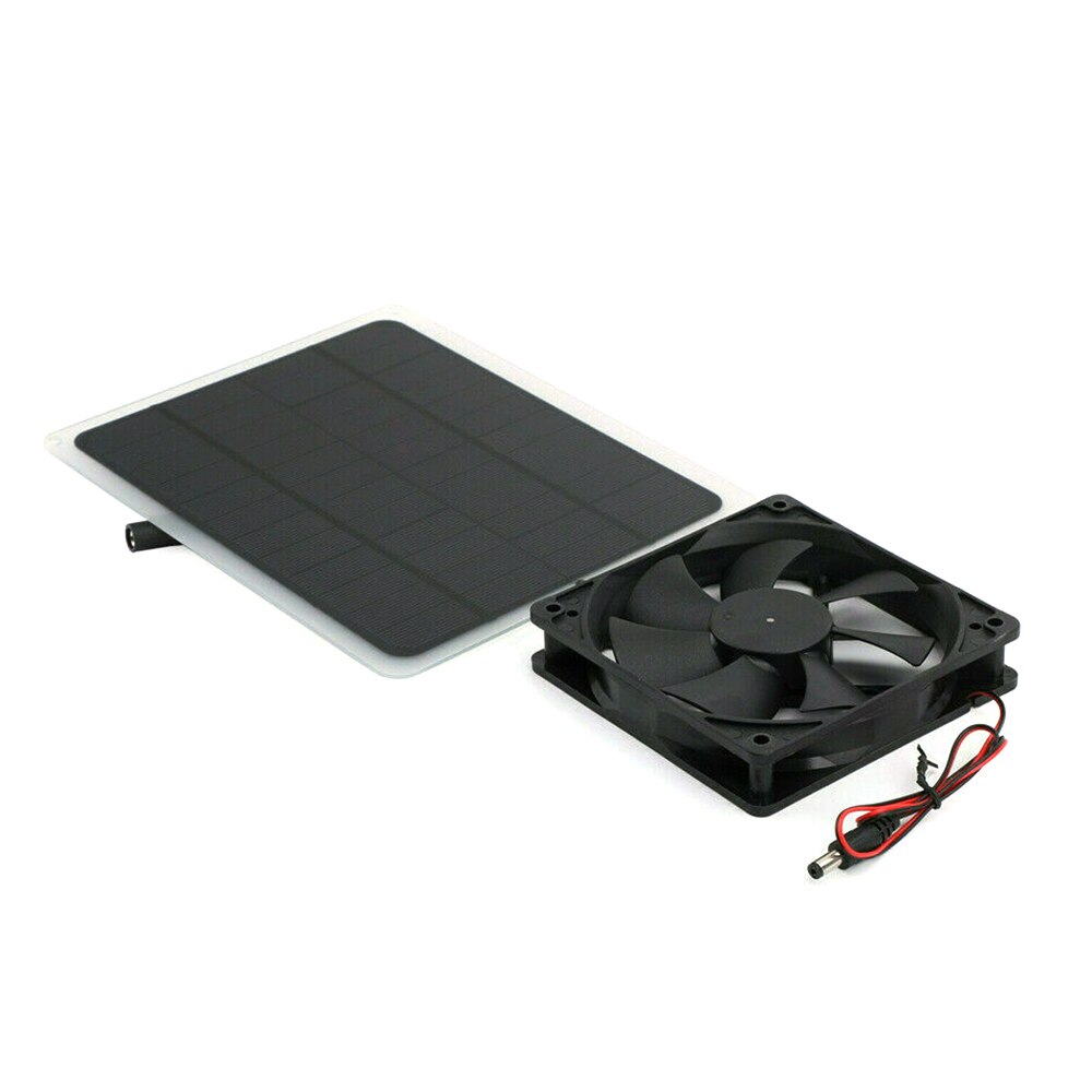 20w solenergi ventilator med celleplade ventilator minitype ventilator til hund kylling hus drivhus rv