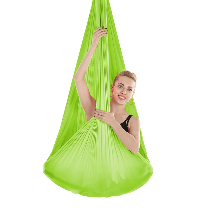 5*2.8m High Strength Aerial Silk Yoga Swing Hammock Anti-Gravity Flying Inversion Yoga Belts for GYM Home Exercise Fitness: Fuchsia