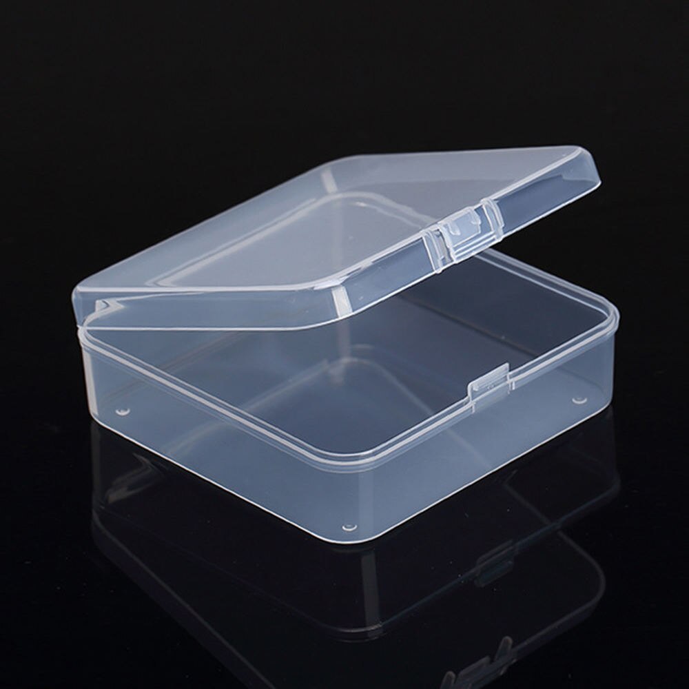 PP Clear Lidded Small Plastic For Trifles Parts Tools Storage Box Jewelry Display Box Screw Case eads Container