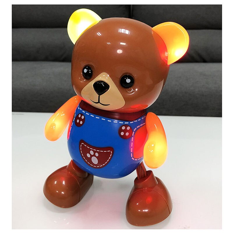 Electric Flash Lighting And Sound Snooze Bear Music Toys Multi-functional Universal Funny For Children