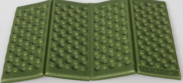 Outdoor Picnic Camping Mat Portable Folding XPE Foam Seat Pad Moisture-proof Hiking Picnic Egg Trough Waterproof Small Mats: Army green