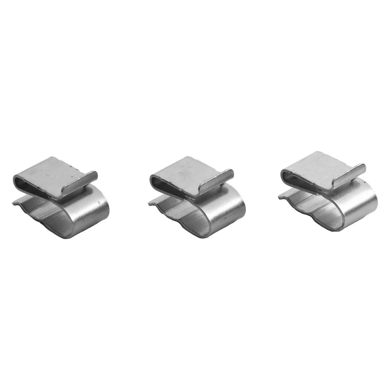 50 st trådklämmor kabeltrailer solcellspanel trådklämmor klämma organisatör rostfritt stål hanteringskablage rep silver