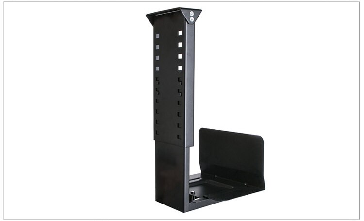 Universal PC Case Holder Under Desk Wall Side CPU Stand Adjustable Computer Main frame Hanger Host Box Stand Bracket Rack Tray