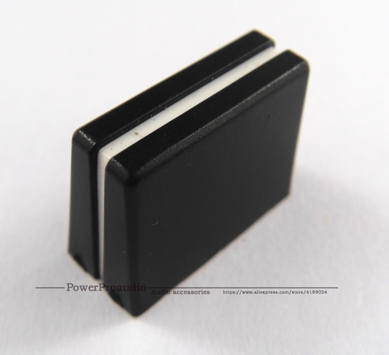 10 stks/partijen DJM-800 mixer fader cap voor PIONEER serie platte sectie potentiometer knop cap 20L * 9 W * 15 H MM