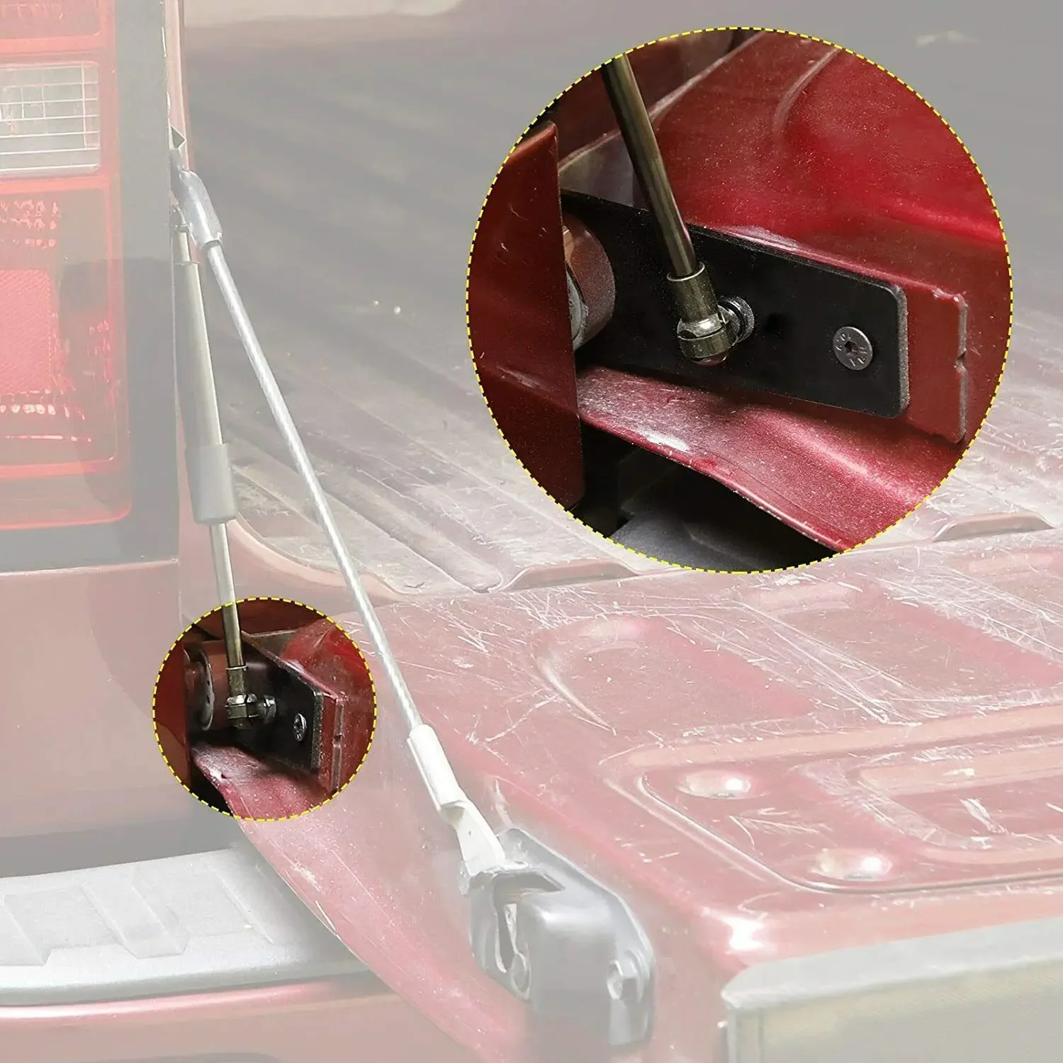 Voor chevrolet silverado gmc sierra 1500/2500 hd/3500 hd 2007 achterste gasveer liftsteun schokdemper auto accessoires
