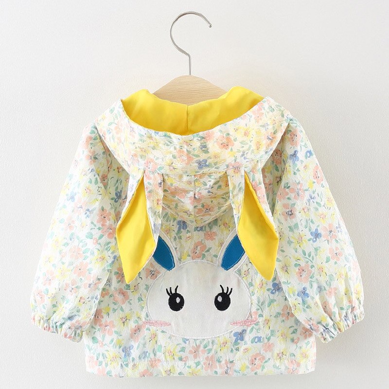Keelorn Kids Kleding Jongens Jas Kinderen Hooded Rits Windjack Baby Meisjes Print Jas Zuigeling Waterdicht Hoodies: AX928 Yellow / 6m
