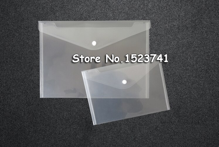 12 stücke transparent Kunststoff A5 Ordner Datei Tasche Dokument Halten Taschen Ordner Einreichung Papier Lagerung Büro Schule Liefert