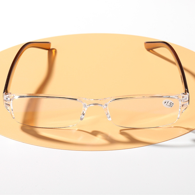 Transparante Leesbril Voor Vrouwen Mannen Rechthoek Kleine Frame Verziend Brillen Business Recept Bril + 1.0 Tot + 4.0