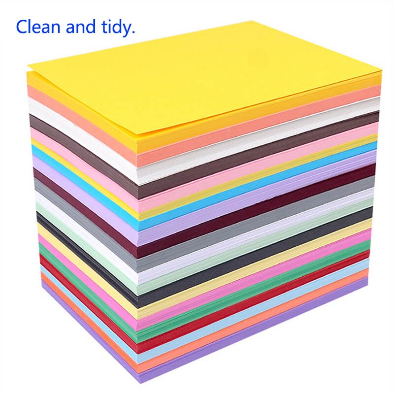 6pcs Solid Color Scrapbooking Paper A4 Folding Papers Handmade for DIY stamp dies decoration cards making craft Paper