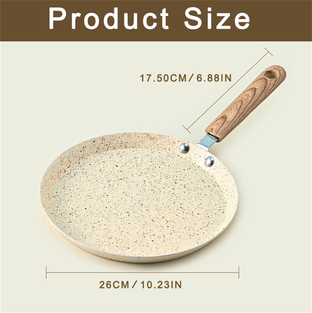 Bratpfanne, antihaftbeschichtet, Pfannkuchen-Crêpe-Pfanne, Mini-Induktionspfanne für Crêpes und Pfannkuchen, Bratpfanne, Eier-Omelett-Pfannen: verrotten