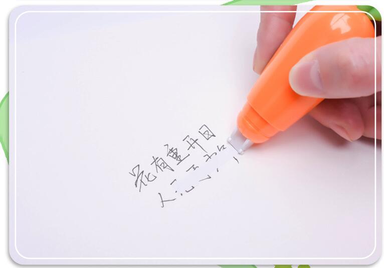 Carrot Correction Tape Funny Carrot White Out Tape for School Writing Supplies