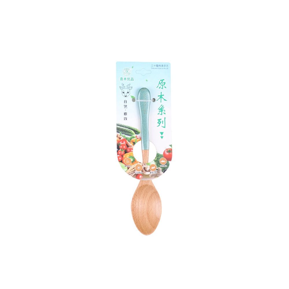 1Pcs Wooden Spoon Coffee Dessert Home Kitchen Utensils Rice Tea Honey Cooking Dining Tableware Teaspoons Kitchen Tools: A2