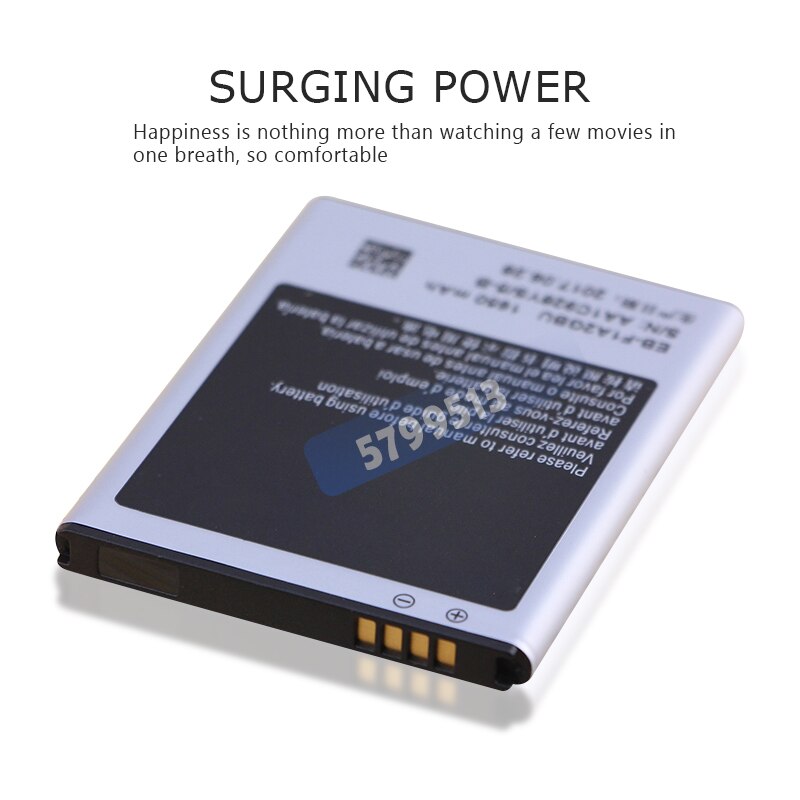 1650Mah EB-F1A2GBU Li-Ion Batterijen Voor Samsung Galaxy S2 I9100 I9050 B9062 I9108 I9103 I777 Vervangende Mobiele Telefoon Batterij