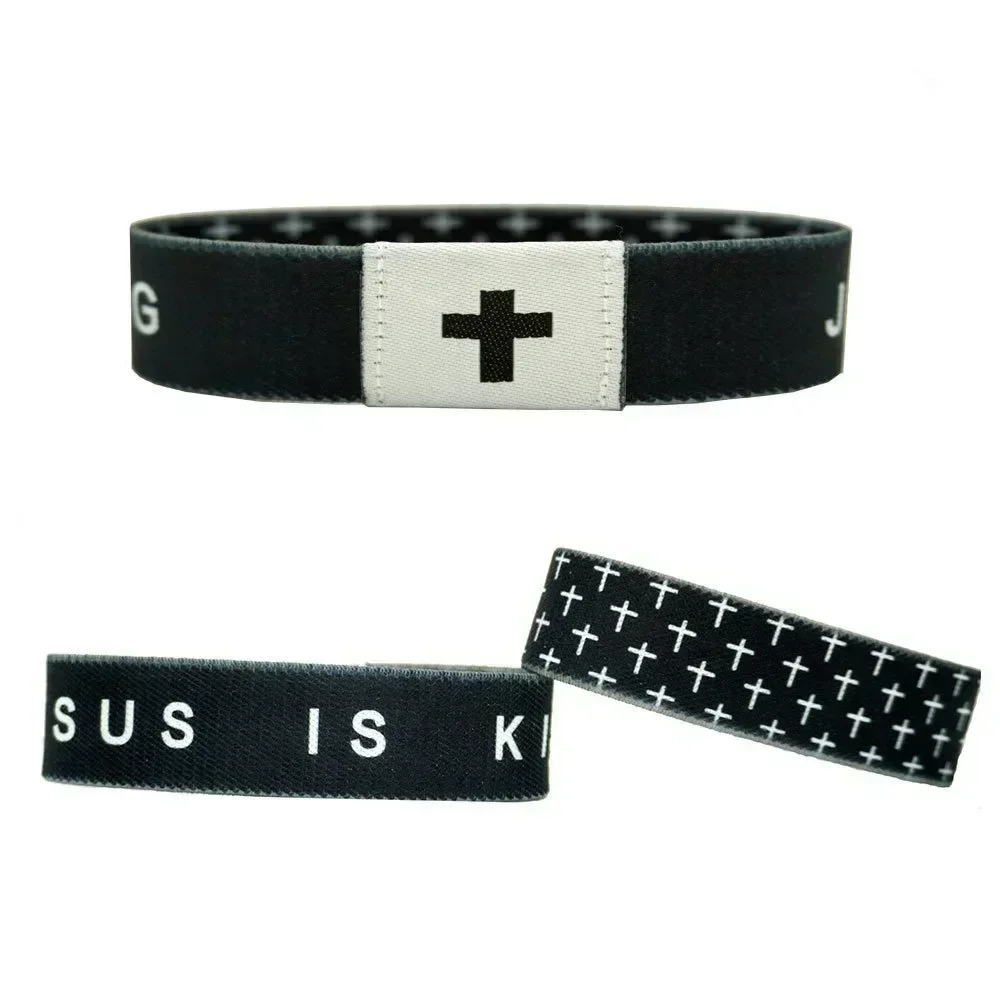 Wearable Bible Bracelet,Religious Bracelets,Bracelets Christian Daily Bible Verse Bracelet,Inspirational Bible Verse Religious: Black Gun Plated