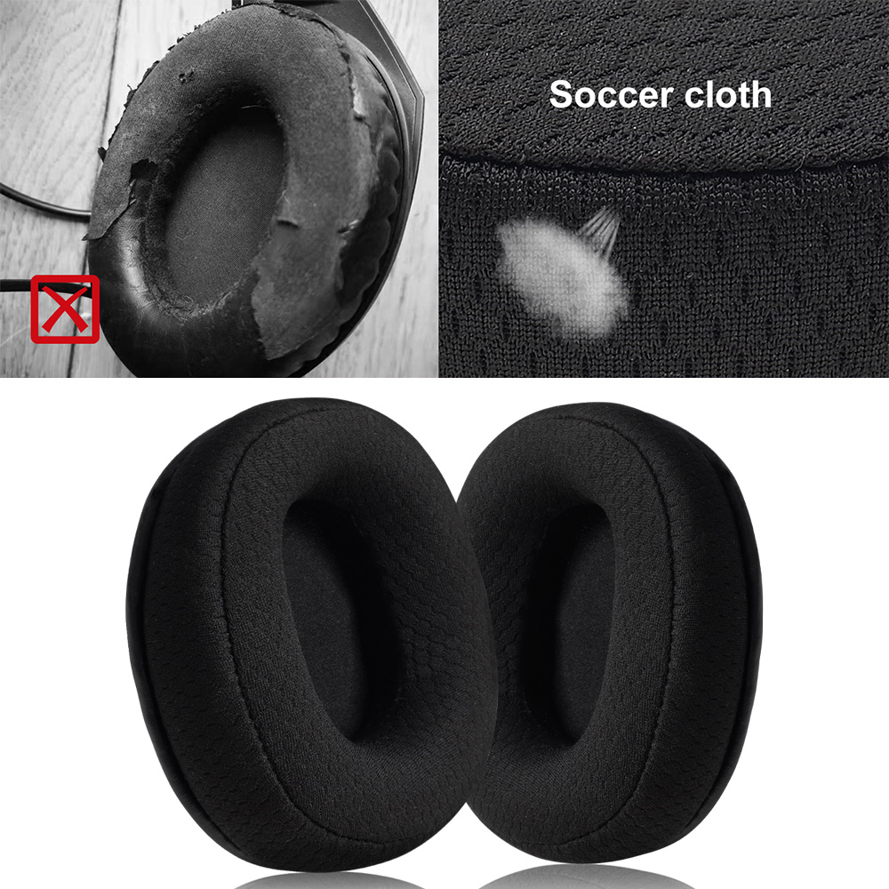 Ersatz-Ohrpolster aus Schaumstoff für HyperX Wolke 123 Alpha, II, III, Stachel, Silber-, Ader, X, S, Profi Kopfhörer, Erinnerung-Schaum-Ohrpolster, Protein